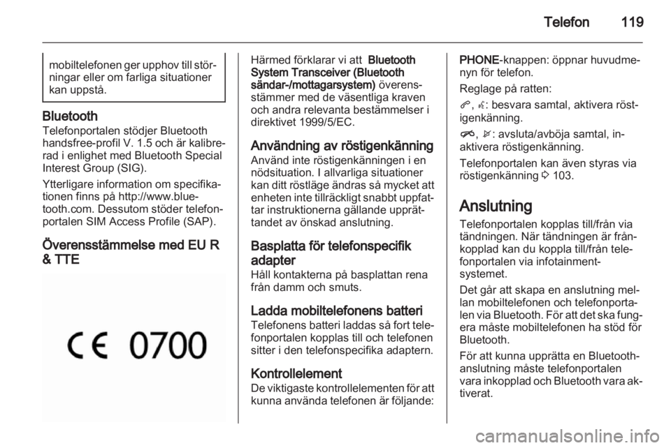 OPEL MERIVA 2013  Handbok för infotainmentsystem 