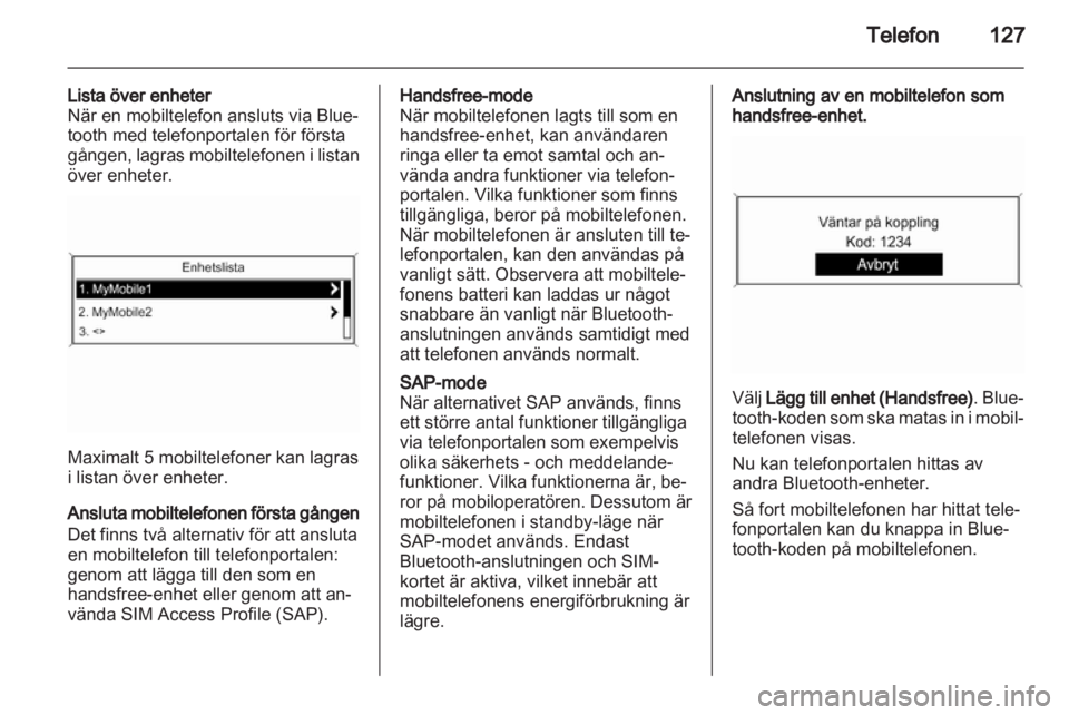 OPEL MERIVA 2013  Handbok för infotainmentsystem 