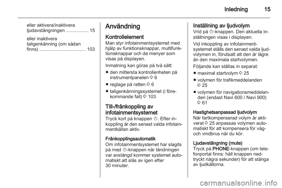 OPEL MERIVA 2013  Handbok för infotainmentsystem 