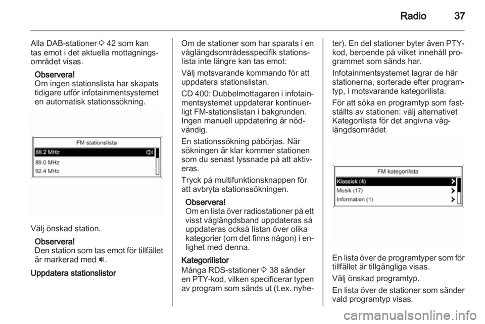 OPEL MERIVA 2013  Handbok för infotainmentsystem 