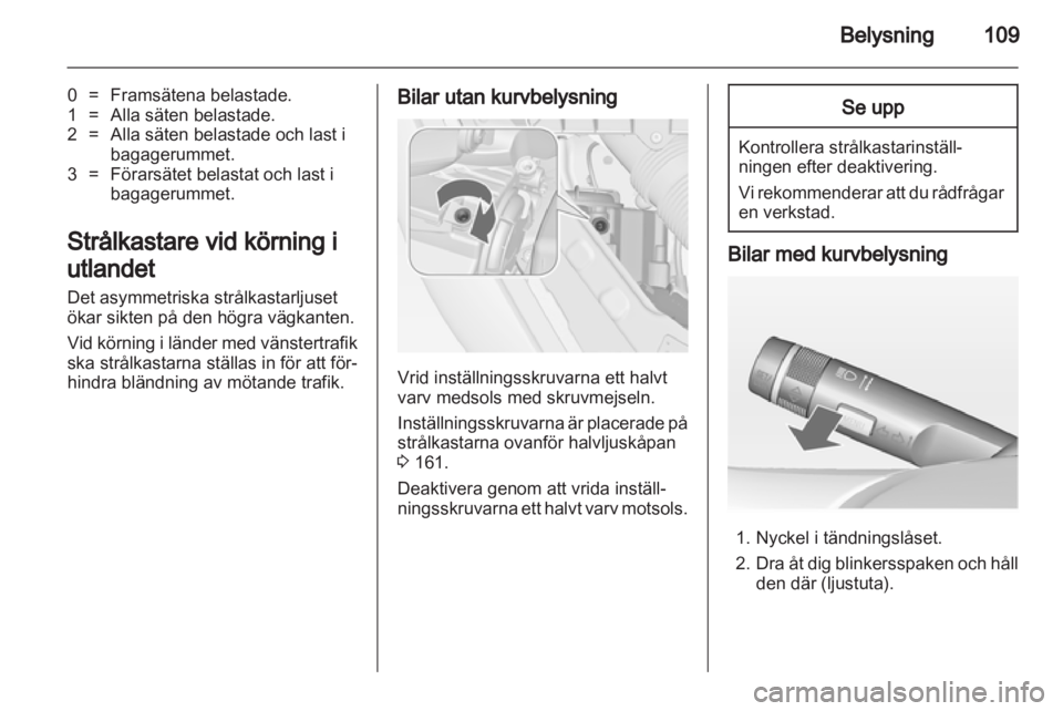 OPEL MERIVA 2013  Instruktionsbok 