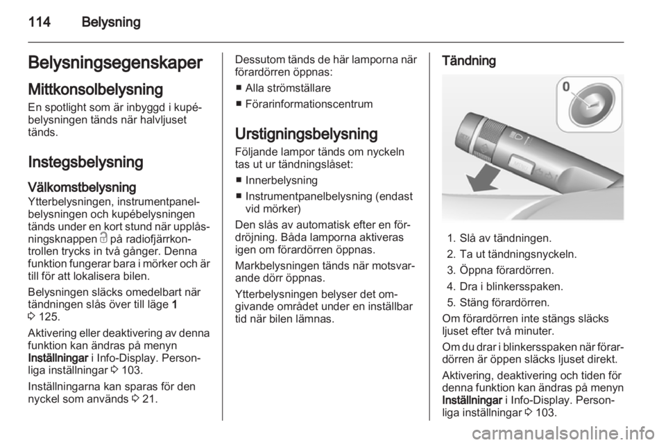 OPEL MERIVA 2013  Instruktionsbok 