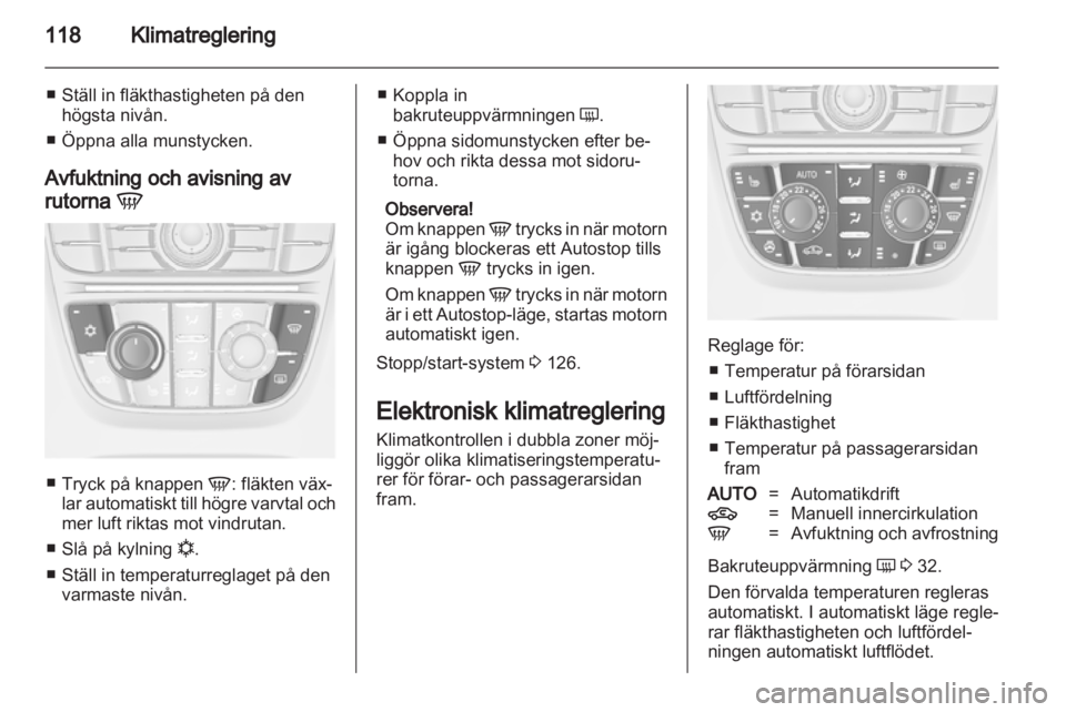 OPEL MERIVA 2013  Instruktionsbok 