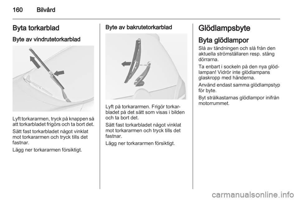 OPEL MERIVA 2013  Instruktionsbok 