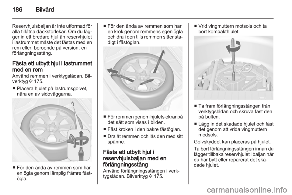 OPEL MERIVA 2013  Instruktionsbok 