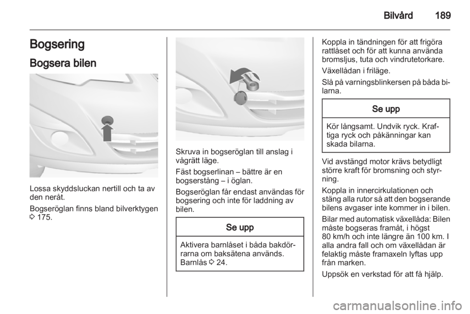 OPEL MERIVA 2013  Instruktionsbok 