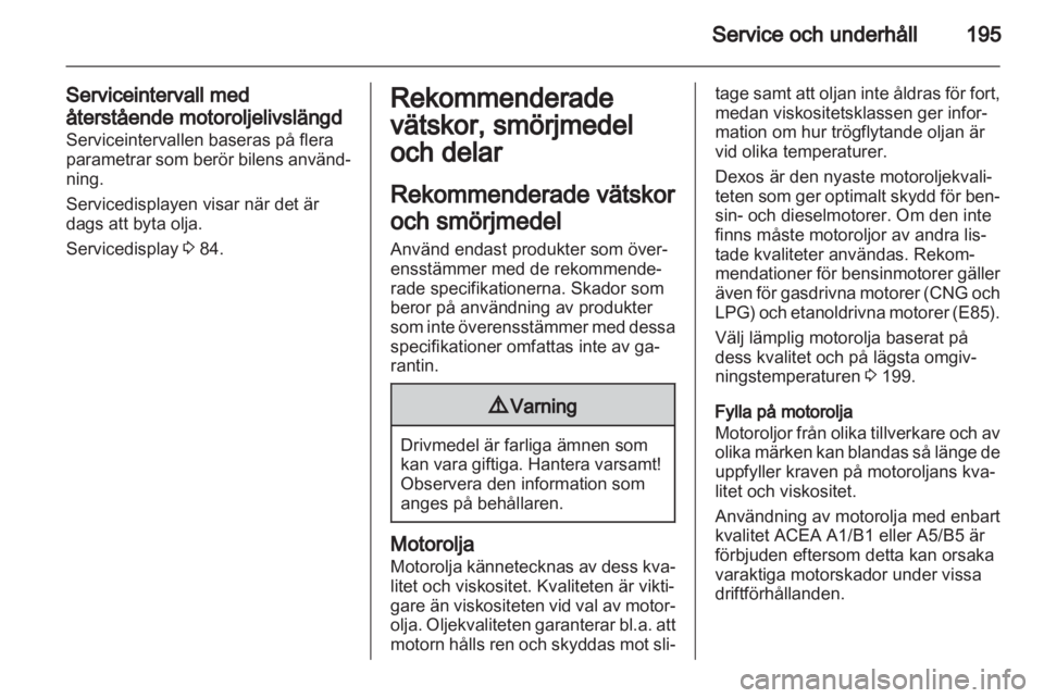 OPEL MERIVA 2013  Instruktionsbok 