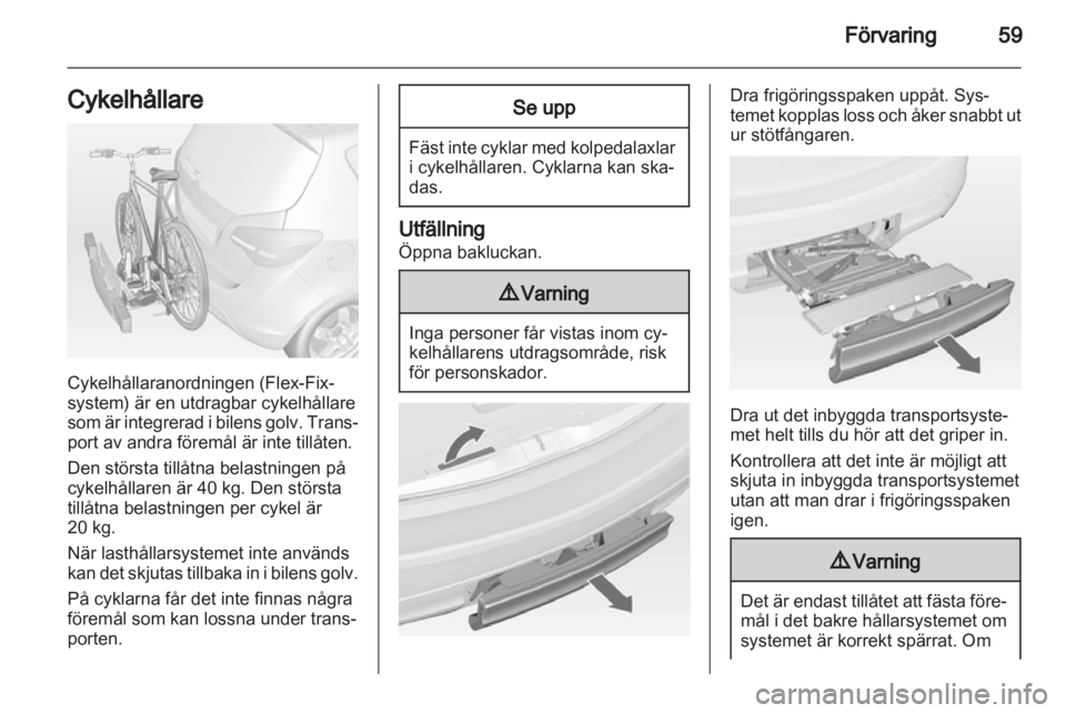 OPEL MERIVA 2013  Instruktionsbok 