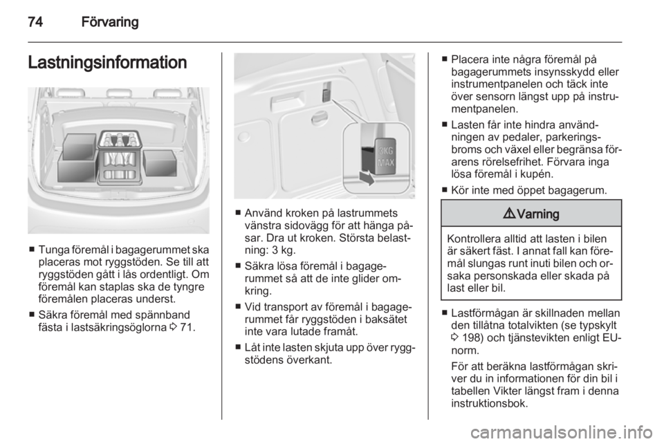 OPEL MERIVA 2013  Instruktionsbok 