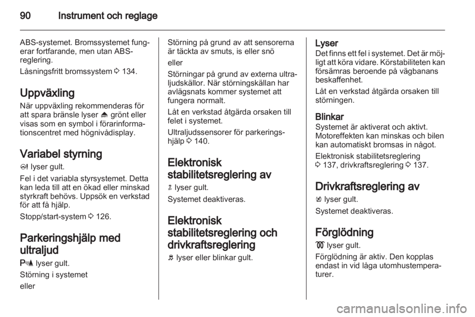 OPEL MERIVA 2013  Instruktionsbok 