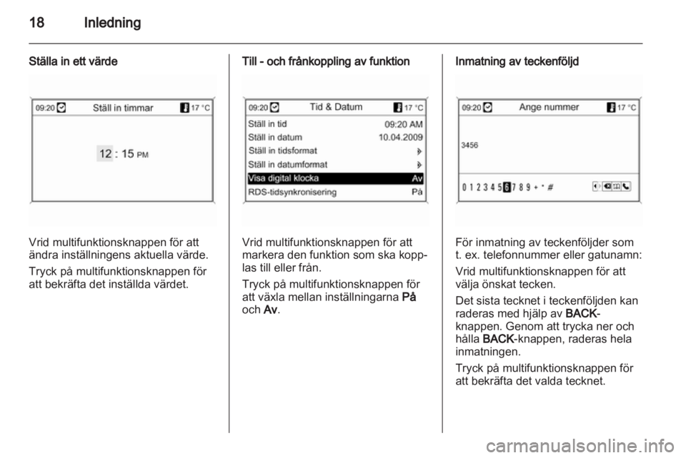 OPEL MERIVA 2013.5  Handbok för infotainmentsystem 