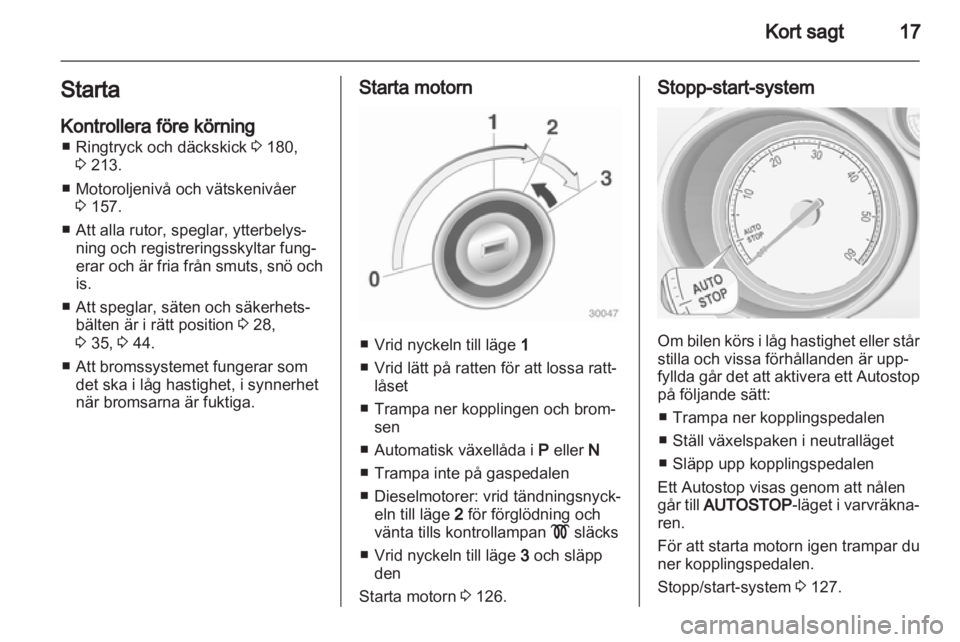 OPEL MERIVA 2013.5  Instruktionsbok 