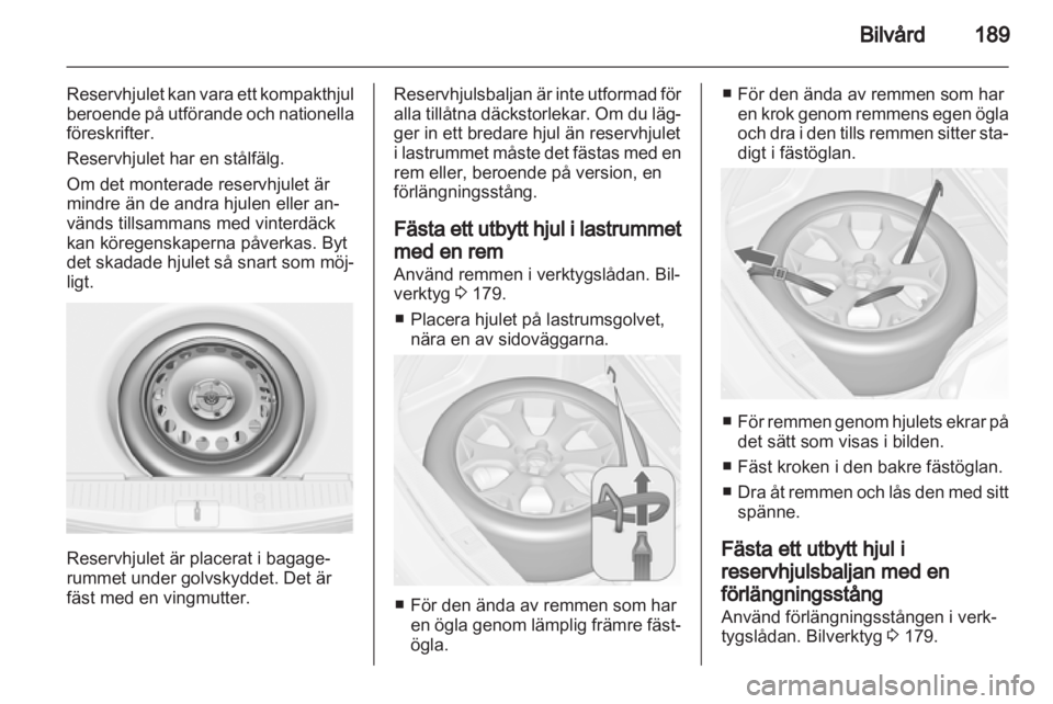 OPEL MERIVA 2013.5  Instruktionsbok 