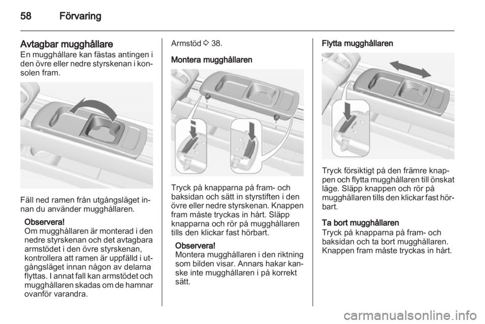 OPEL MERIVA 2013.5  Instruktionsbok 