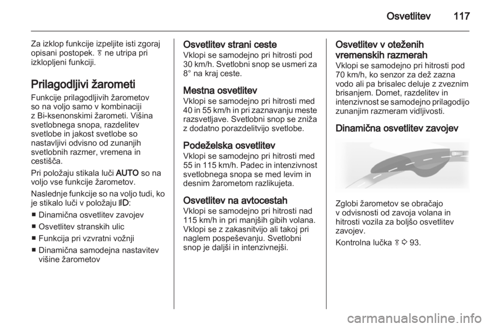 OPEL INSIGNIA 2012.5  Uporabniški priročnik 