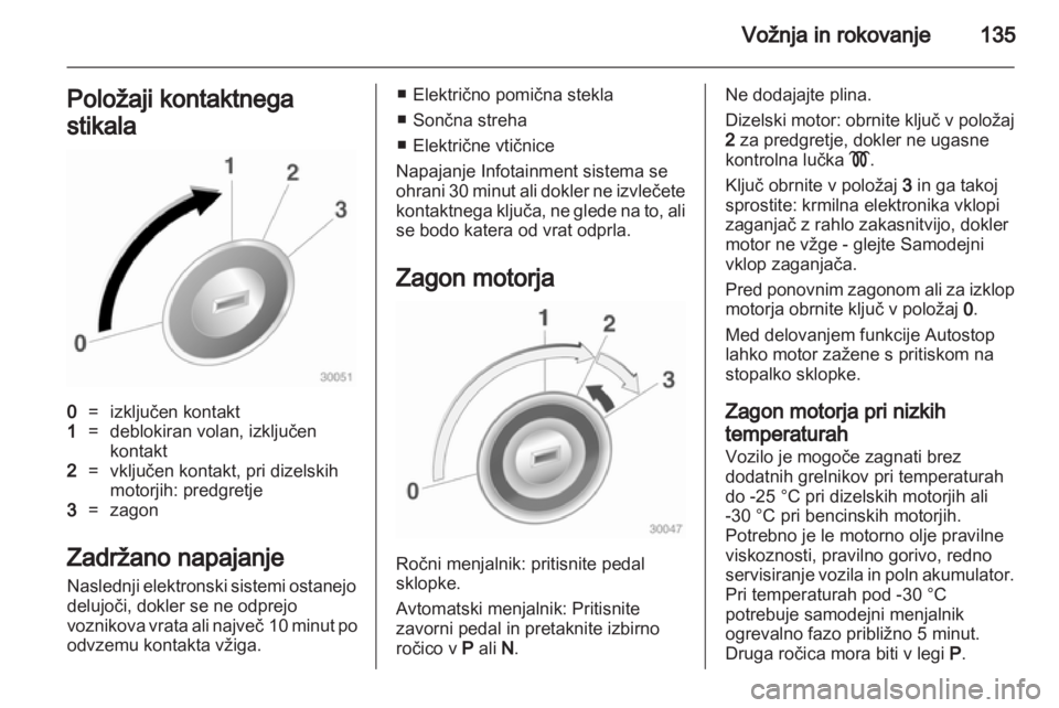 OPEL INSIGNIA 2012.5  Uporabniški priročnik 