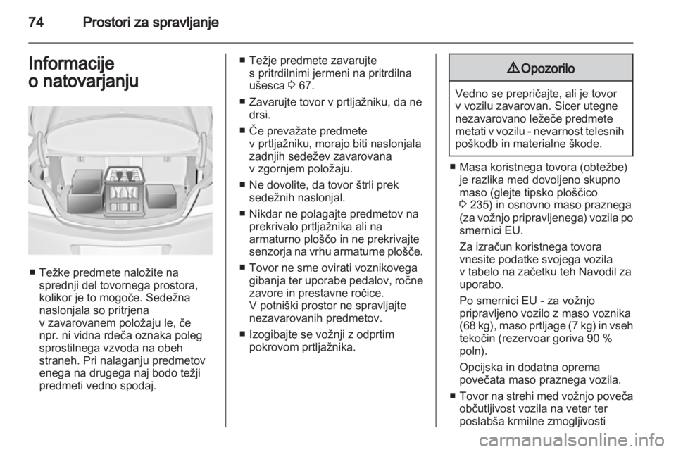 OPEL INSIGNIA 2012.5  Uporabniški priročnik 