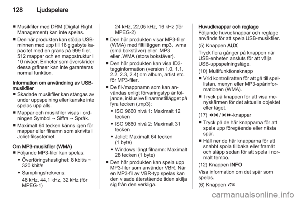 OPEL MOKKA 2013  Handbok för infotainmentsystem 