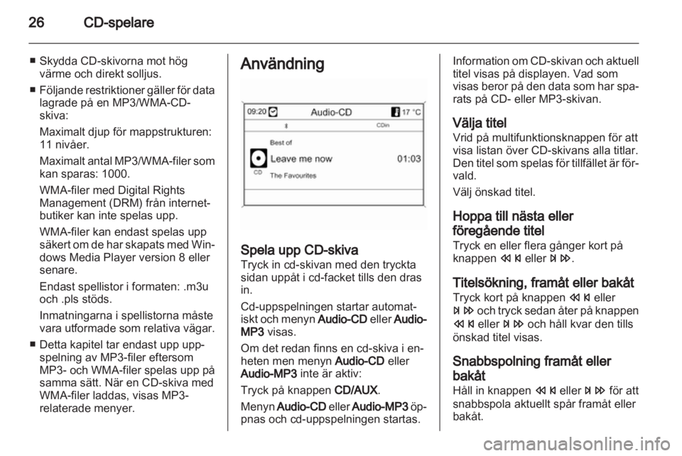 OPEL MOKKA 2013  Handbok för infotainmentsystem 