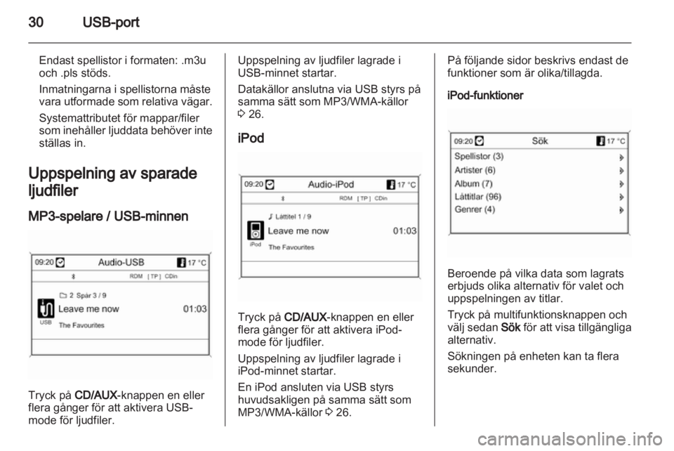OPEL MOKKA 2013  Handbok för infotainmentsystem 