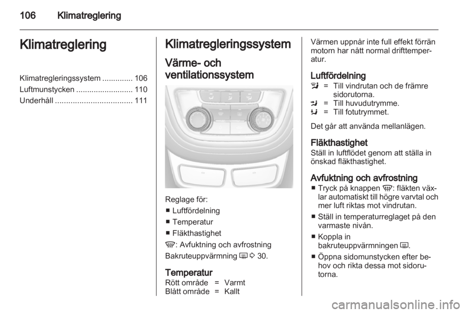 OPEL MOKKA 2013  Instruktionsbok 