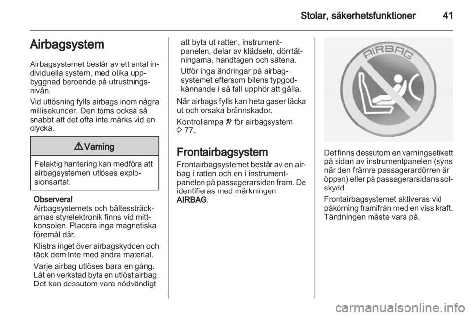 OPEL MOKKA 2013  Instruktionsbok 