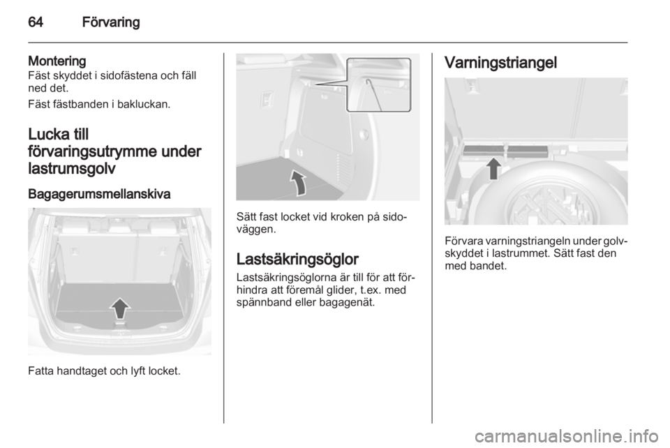 OPEL MOKKA 2013  Instruktionsbok 