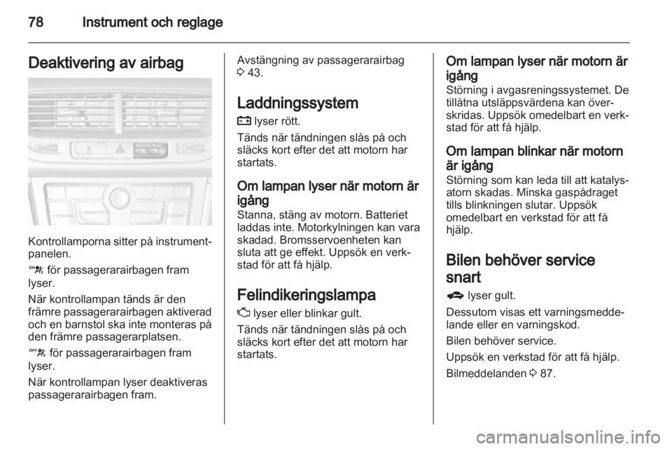 OPEL MOKKA 2013  Instruktionsbok 