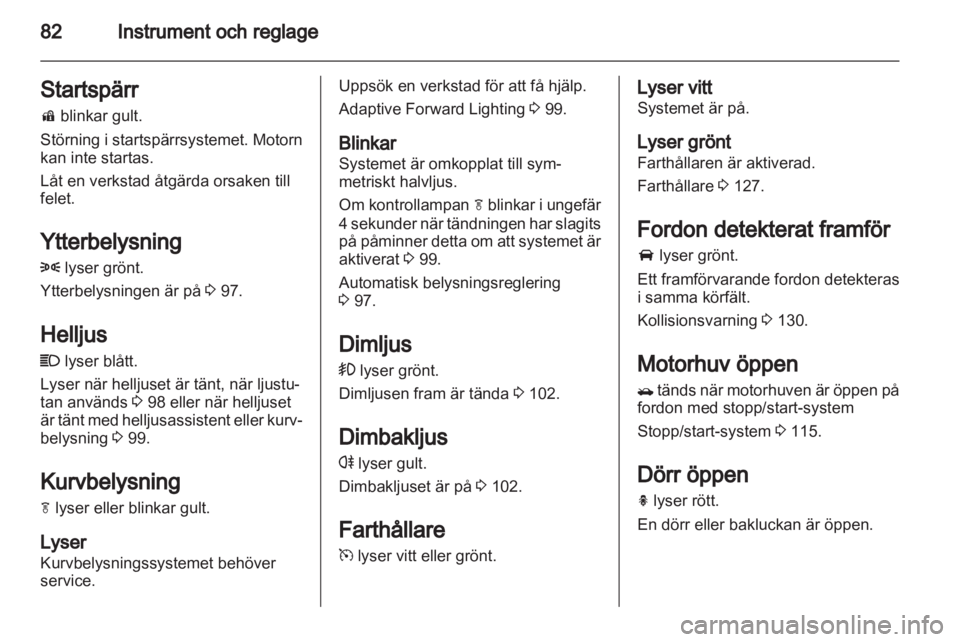 OPEL MOKKA 2013  Instruktionsbok 