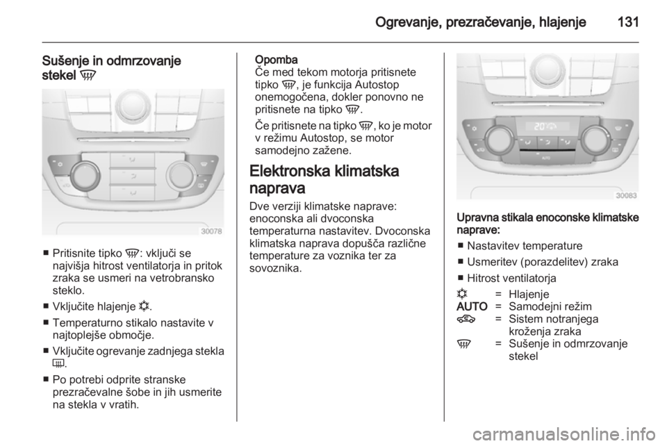 OPEL INSIGNIA 2013  Uporabniški priročnik 