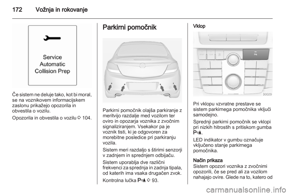 OPEL INSIGNIA 2013  Uporabniški priročnik 
