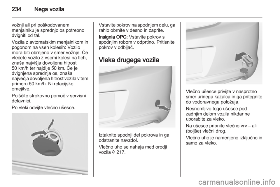 OPEL INSIGNIA 2013  Uporabniški priročnik 