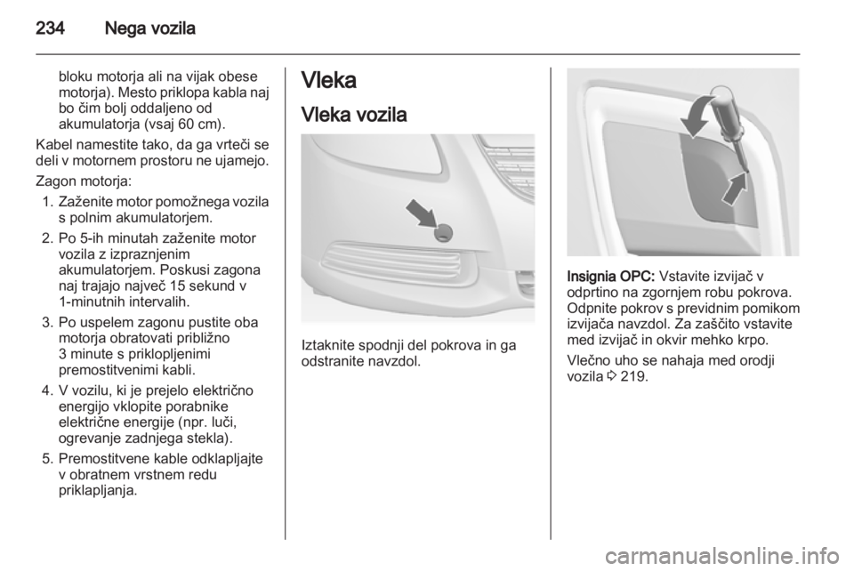OPEL INSIGNIA 2013.5  Uporabniški priročnik 