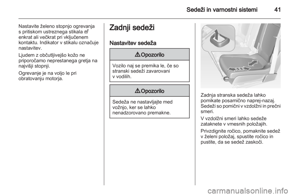 OPEL MERIVA 2011  Uporabniški priročnik 