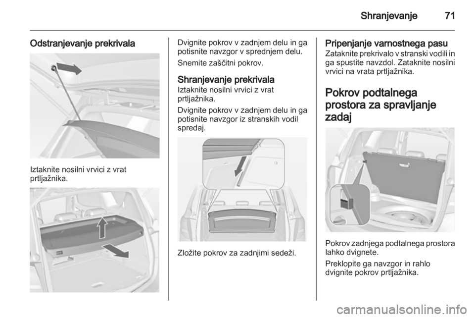 OPEL MERIVA 2011  Uporabniški priročnik 