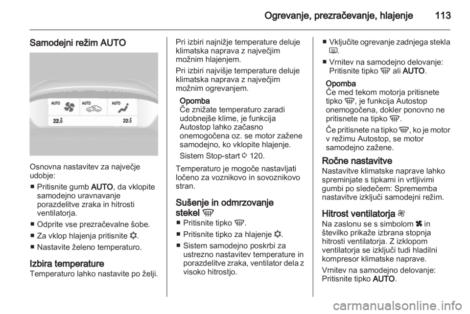 OPEL MOKKA 2013  Uporabniški priročnik 