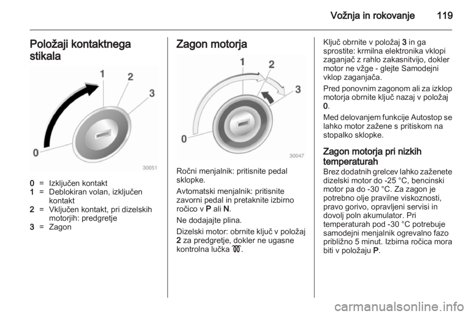 OPEL MOKKA 2013  Uporabniški priročnik 