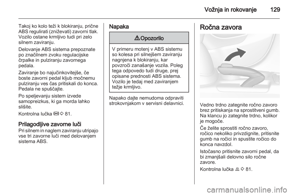 OPEL MOKKA 2013  Uporabniški priročnik 