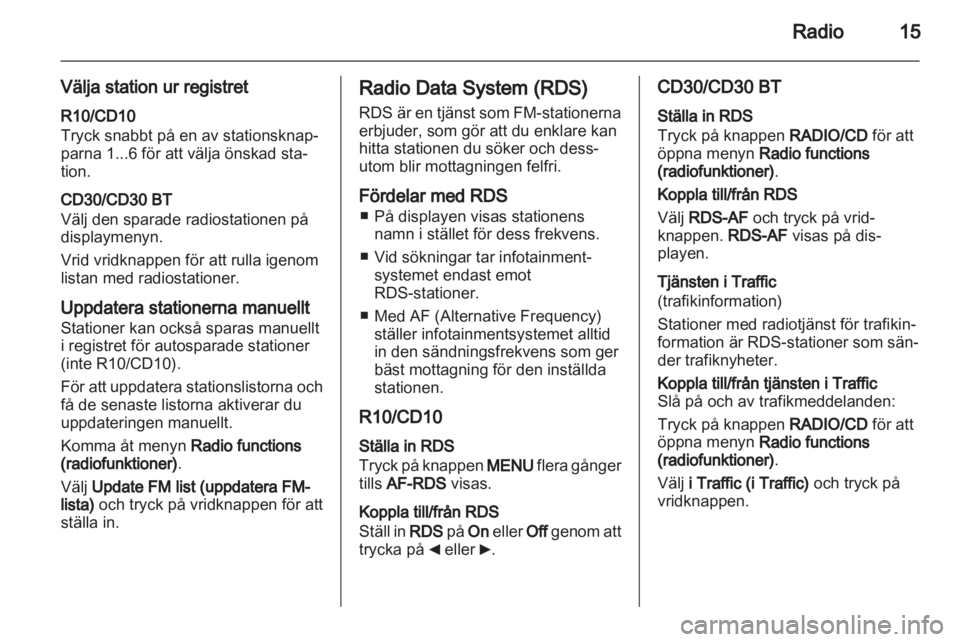 OPEL MOVANO_B 2010.5  Handbok för infotainmentsystem 
