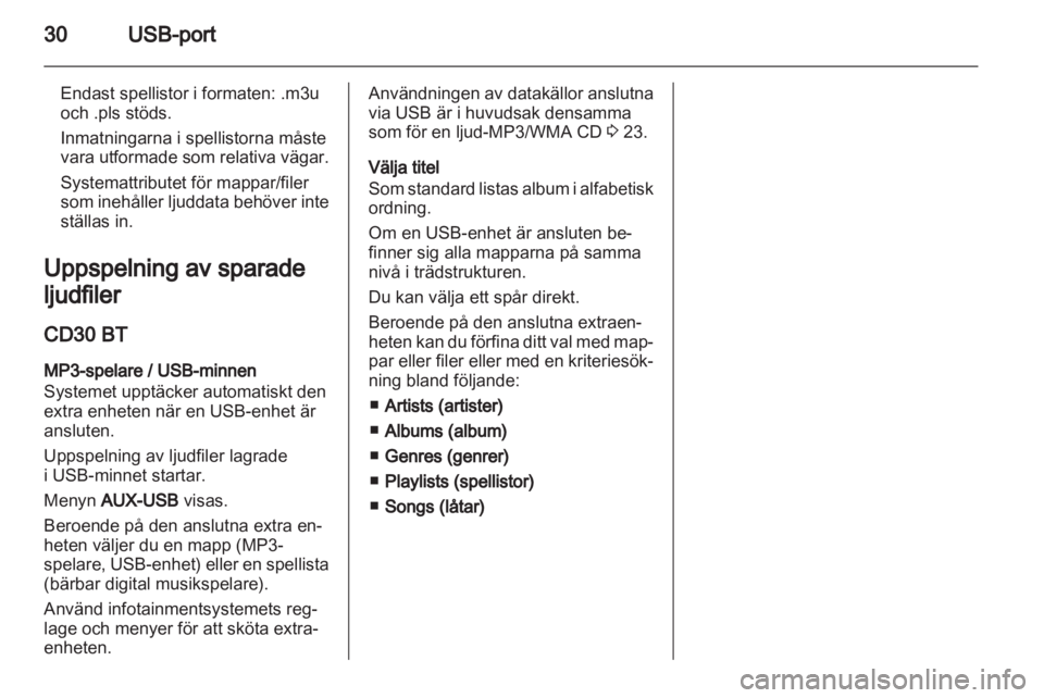 OPEL MOVANO_B 2011.5  Handbok för infotainmentsystem 