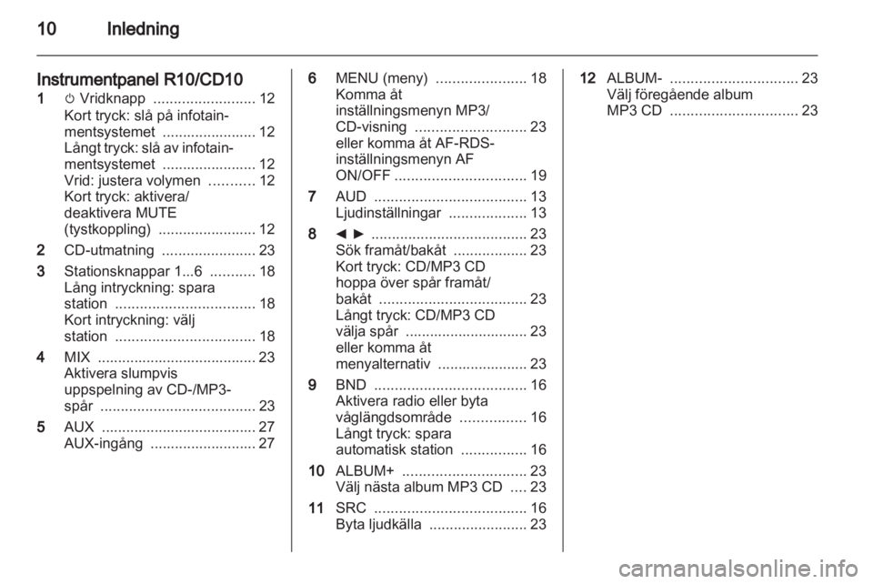 OPEL MOVANO_B 2011.5  Handbok för infotainmentsystem 