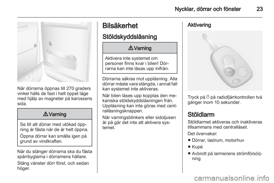 OPEL MOVANO_B 2011.5  Instruktionsbok 