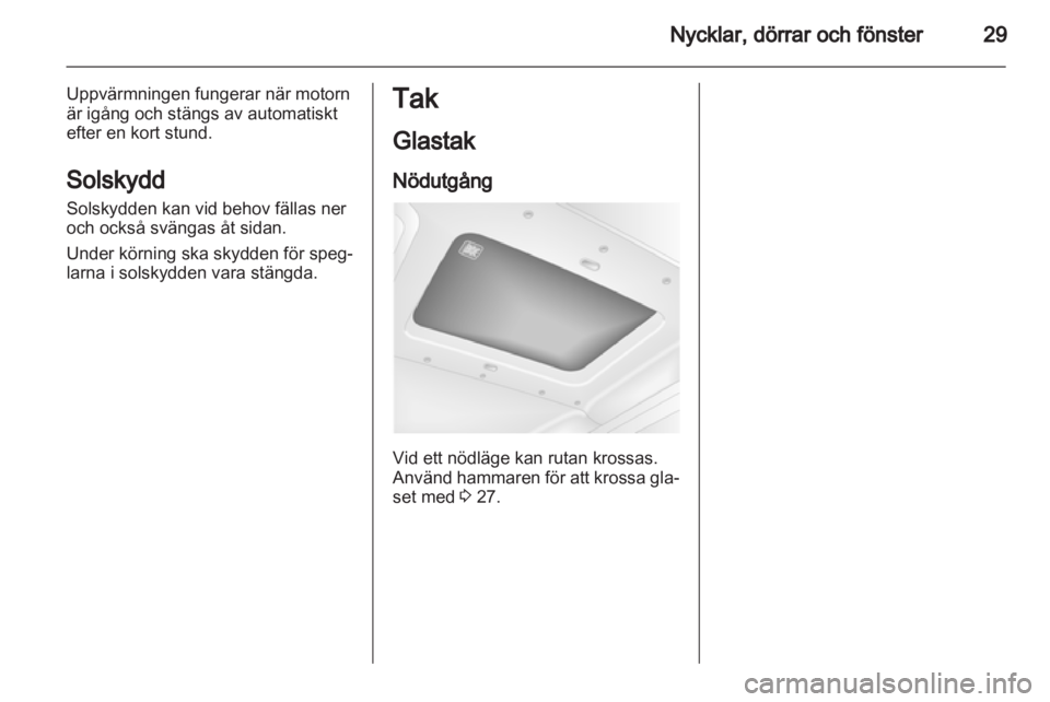 OPEL MOVANO_B 2011.5  Instruktionsbok 