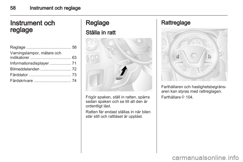 OPEL MOVANO_B 2011.5  Instruktionsbok 
