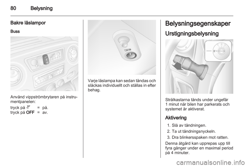 OPEL MOVANO_B 2011.5  Instruktionsbok 