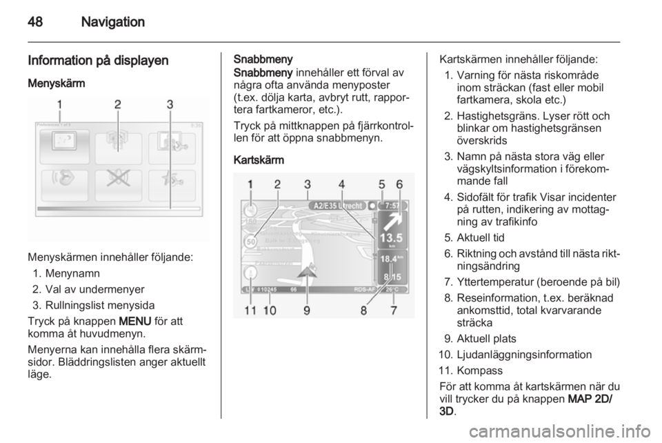 OPEL MOVANO_B 2012  Handbok för infotainmentsystem 