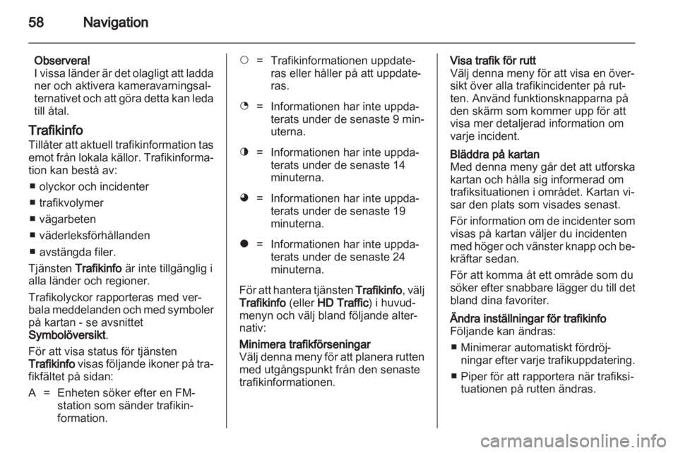 OPEL VIVARO 2012  Handbok för infotainmentsystem 