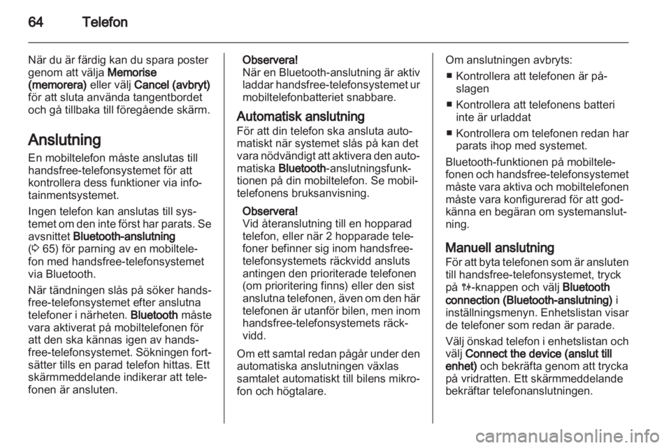 OPEL VIVARO 2012  Handbok för infotainmentsystem 