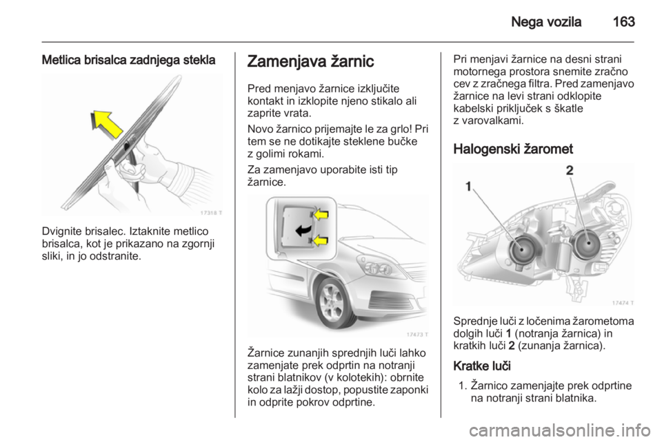 OPEL ZAFIRA 2010.5  Uporabniški priročnik 