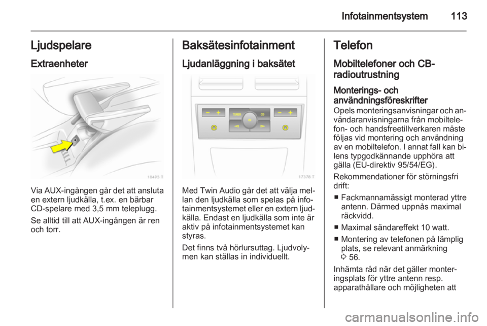 OPEL ZAFIRA 2010  Instruktionsbok 